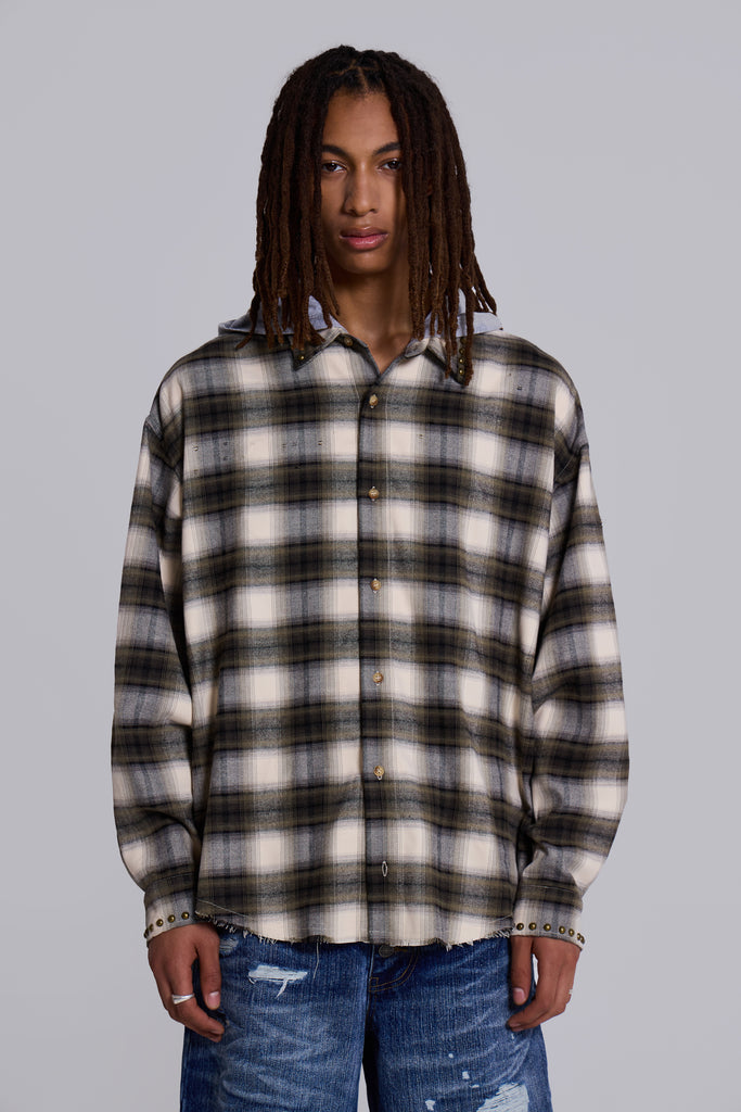 Taku Hooded Flannel Shirt