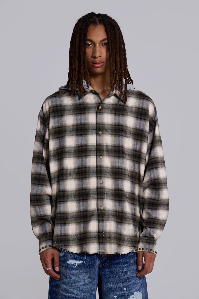 Taku Hooded Flannel Shirt