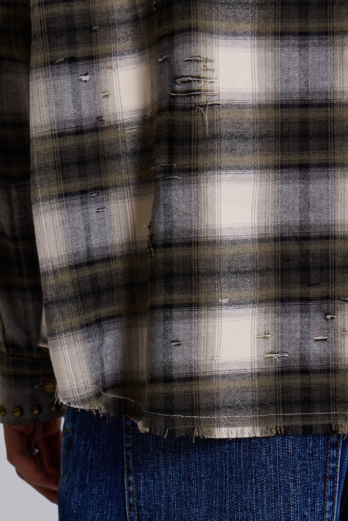 Taku Hooded Flannel Shirt