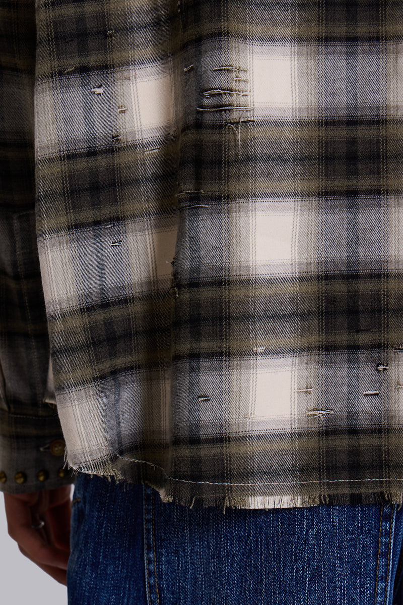 Taku Hooded Flannel Shirt