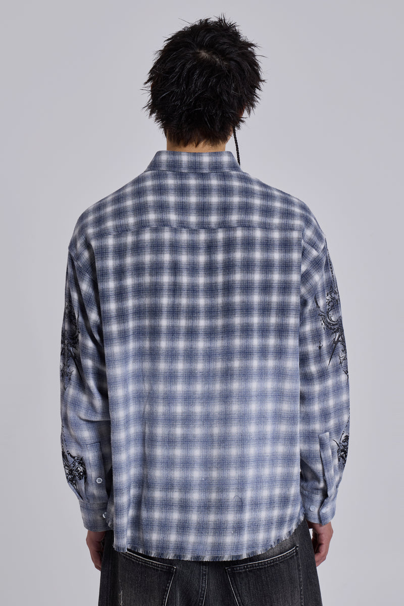 Kasper Inked Flannel Shirt