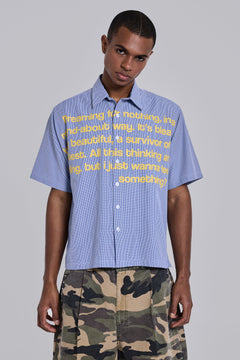 Prose Gingham Shirt - M / Blue