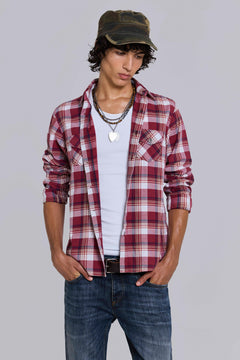Vacation Plaid Fitted Shirt – view 1