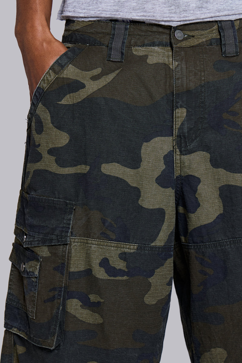 Shop Guerilla Camo Baggy Shorts | Jaded London | Clothing