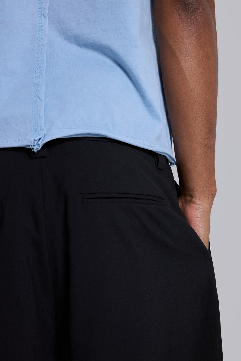 Shop Black Goliath Tailored Baggy Shorts | Jaded London | Clothing