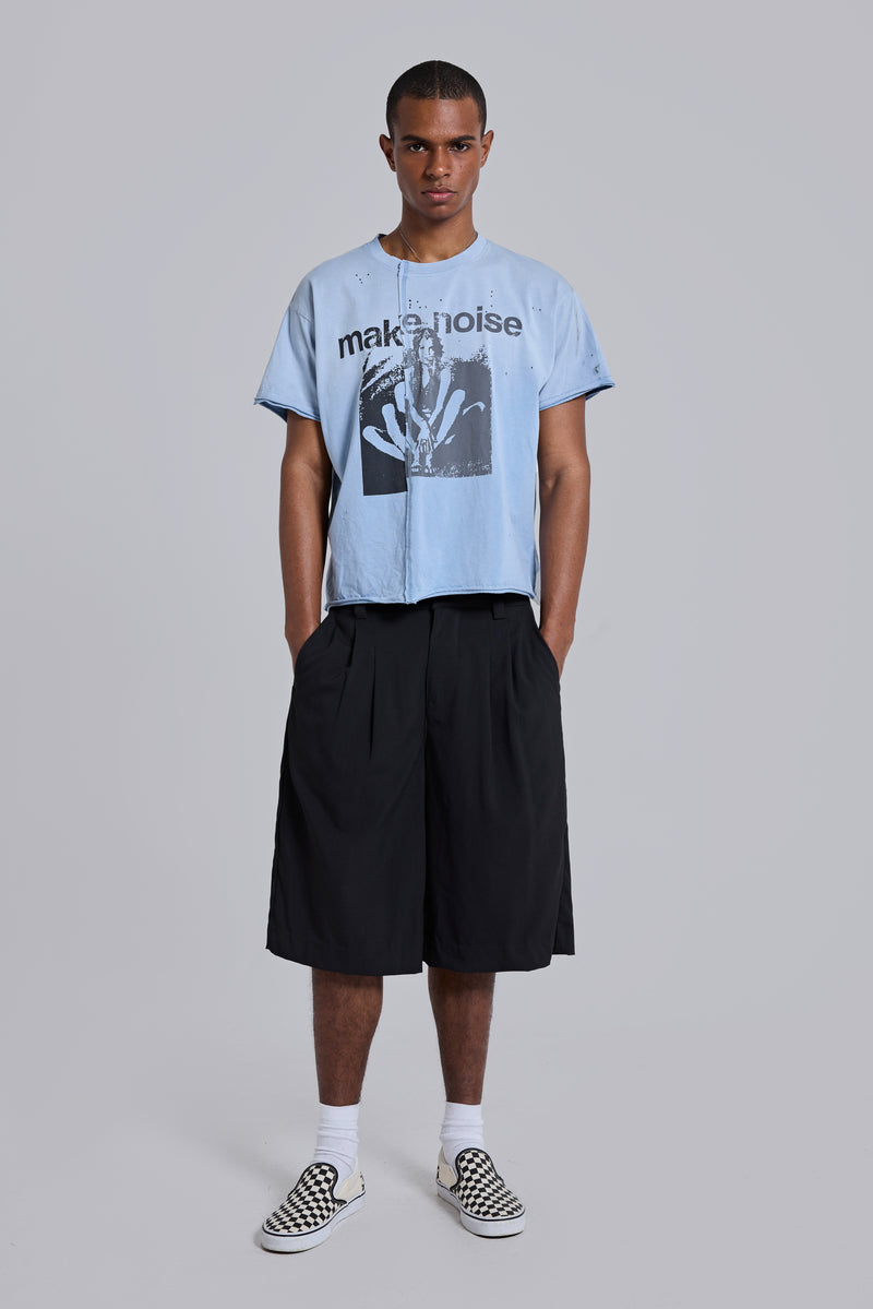 Shop Black Goliath Tailored Baggy Shorts | Jaded London | Clothing