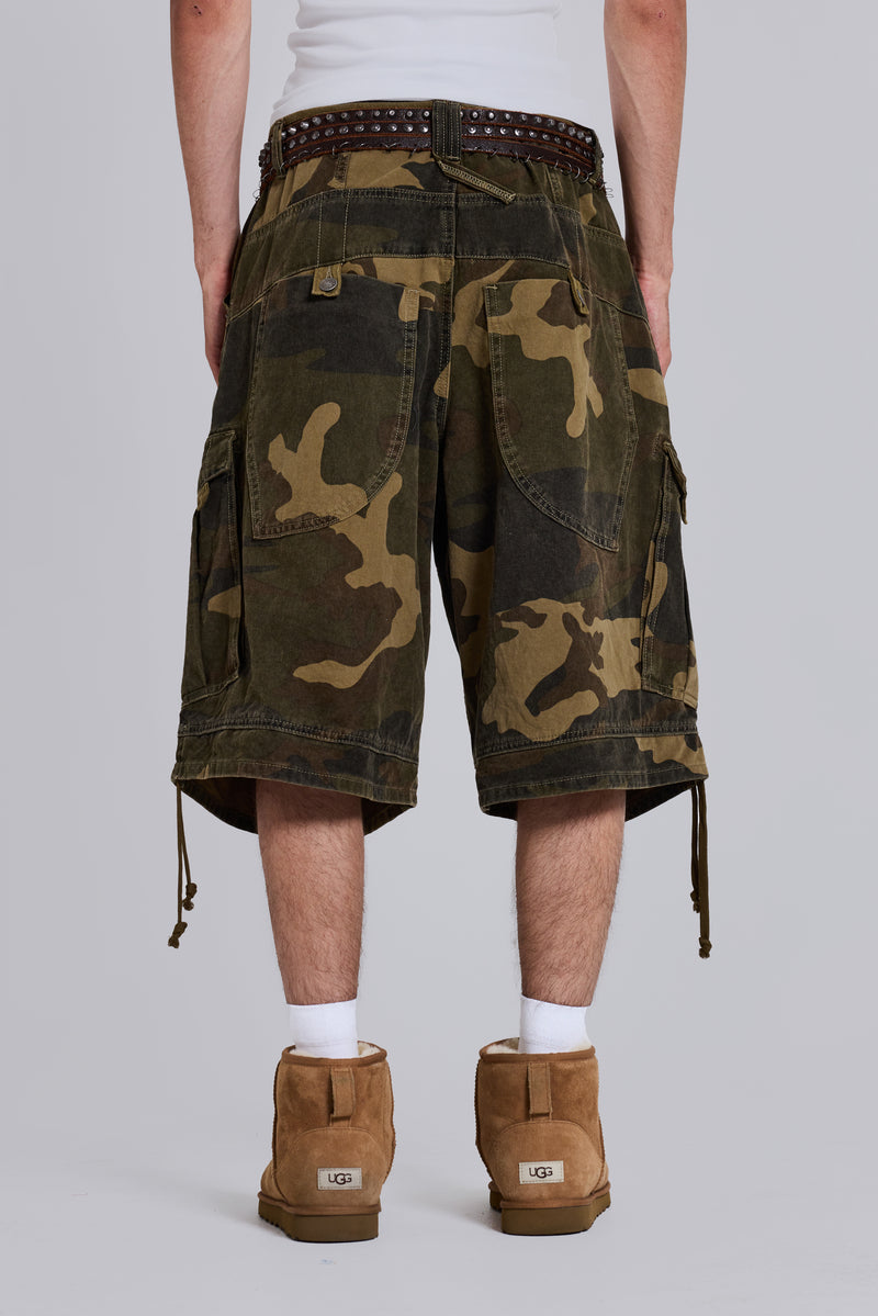 パンツ jaded london Cadet Camo Baggy Shorts Shop Cadet Camo Baggy Shorts | Jaded London | Clothing