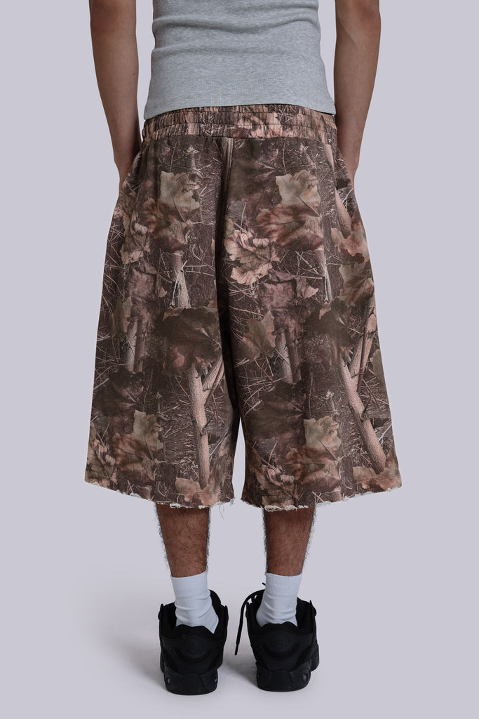 Woodland Camo Monster Jogger Shorts