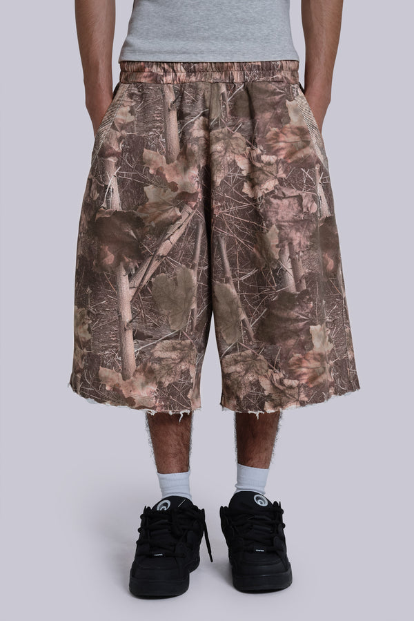 Woodland Camo Monster Jogger Shorts