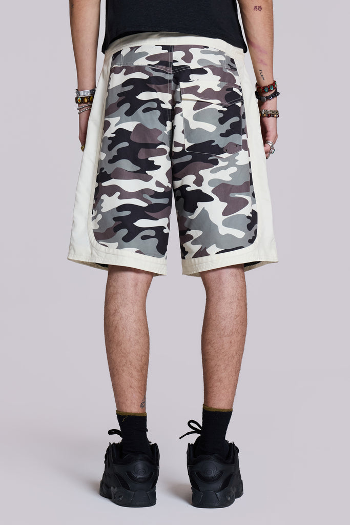 Washed Camo Board Shorts