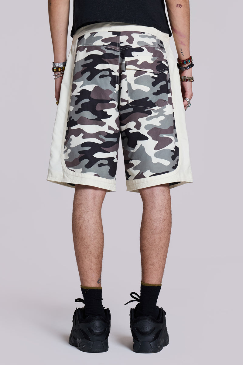 Washed Camo Board Shorts