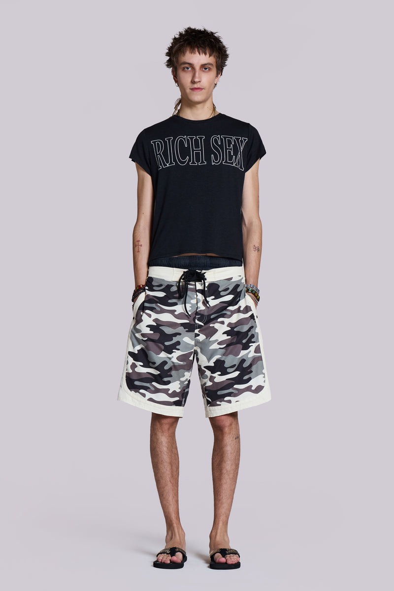 Washed Camo Board Shorts