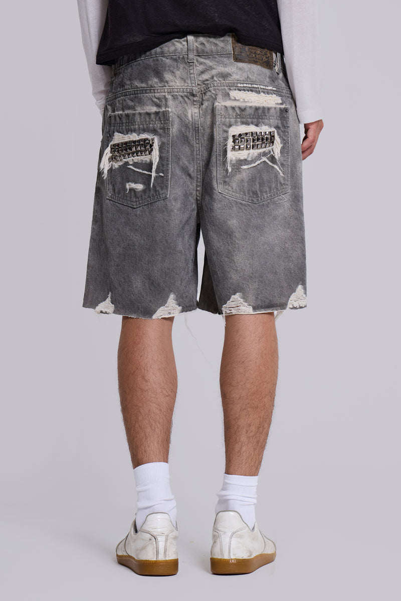 Dirty Studded Glasto Shorts