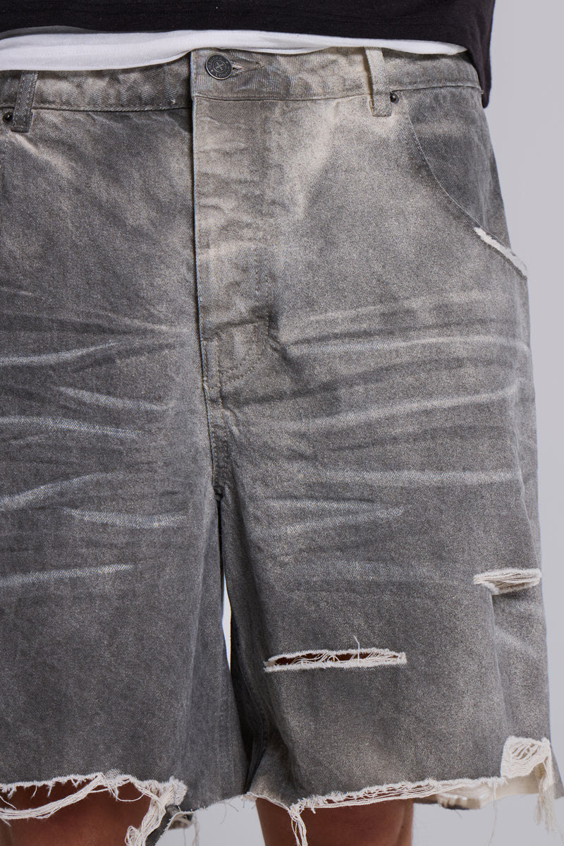 Dirty Studded Glasto Shorts