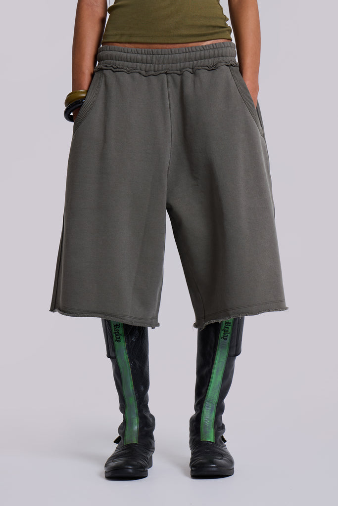 Khaki Monster Shorts