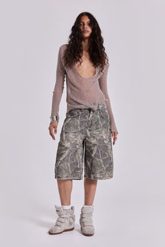 Woodland Camo Colossus Jorts - W26 / Camo