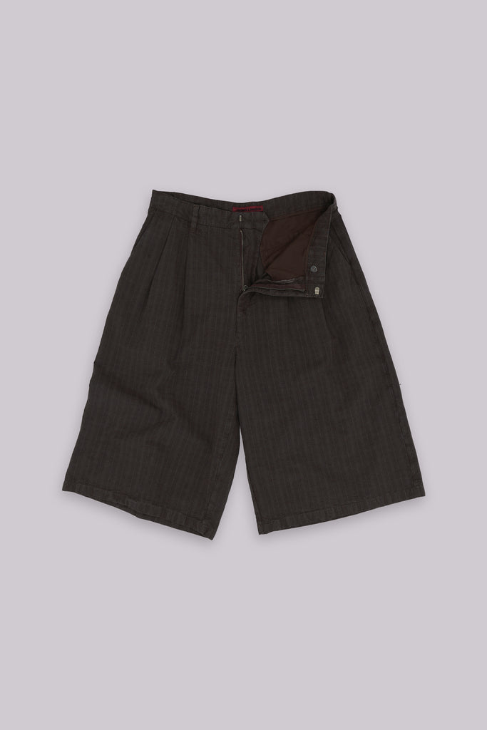 Brown Check Jumbo Jorts