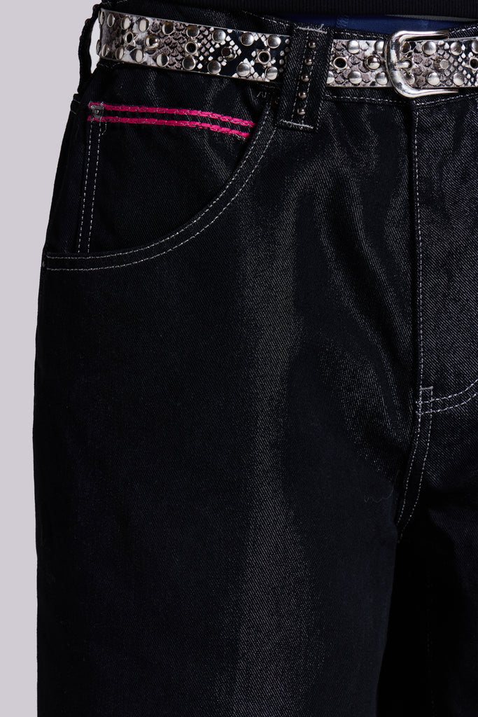 Pink Sapphire Cross Colossus Jorts