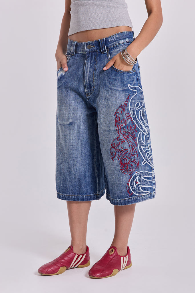 Layered Tribal XL Colossus Jorts
