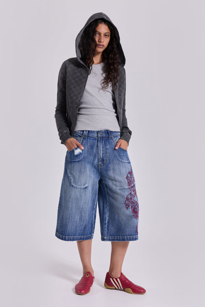 Layered Tribal XL Colossus Jorts