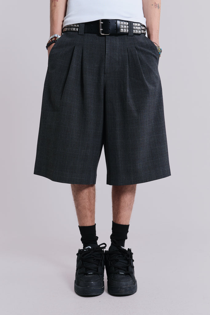 Dark Check Goliath Shorts