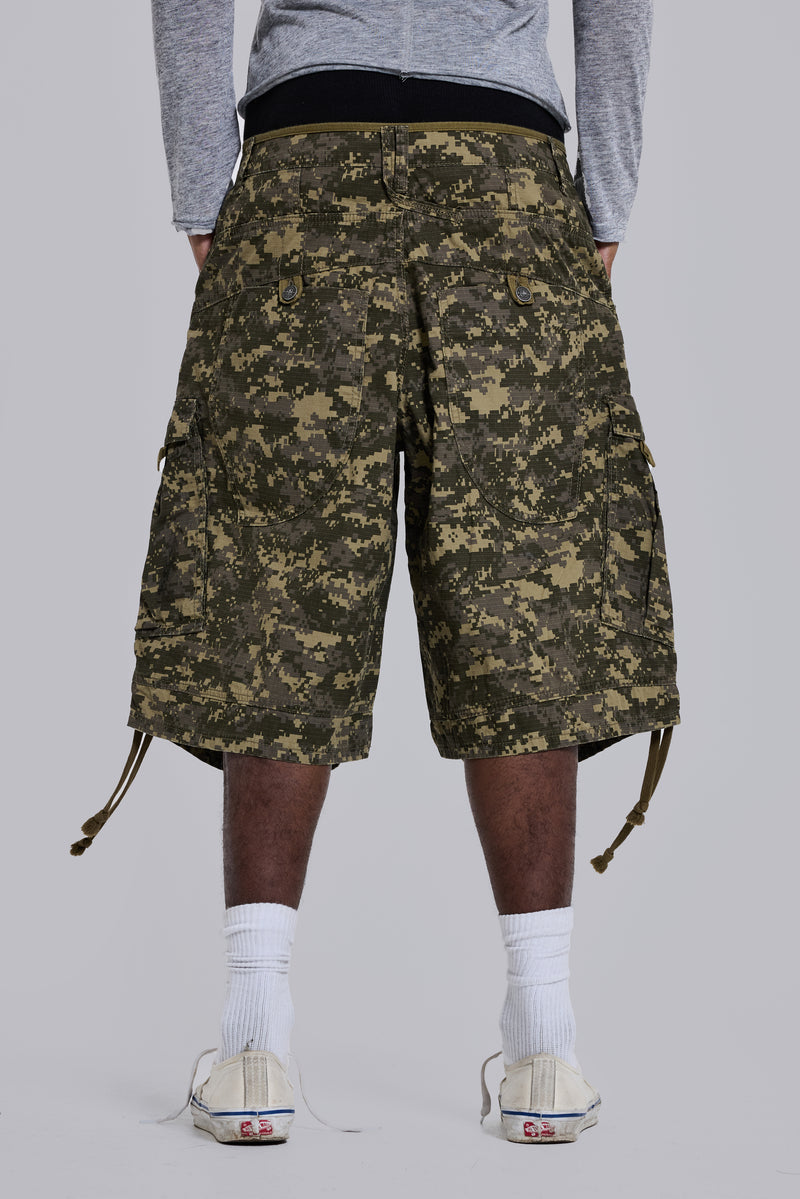 Digi Camo Cadet Shorts | Jaded London | Clothing