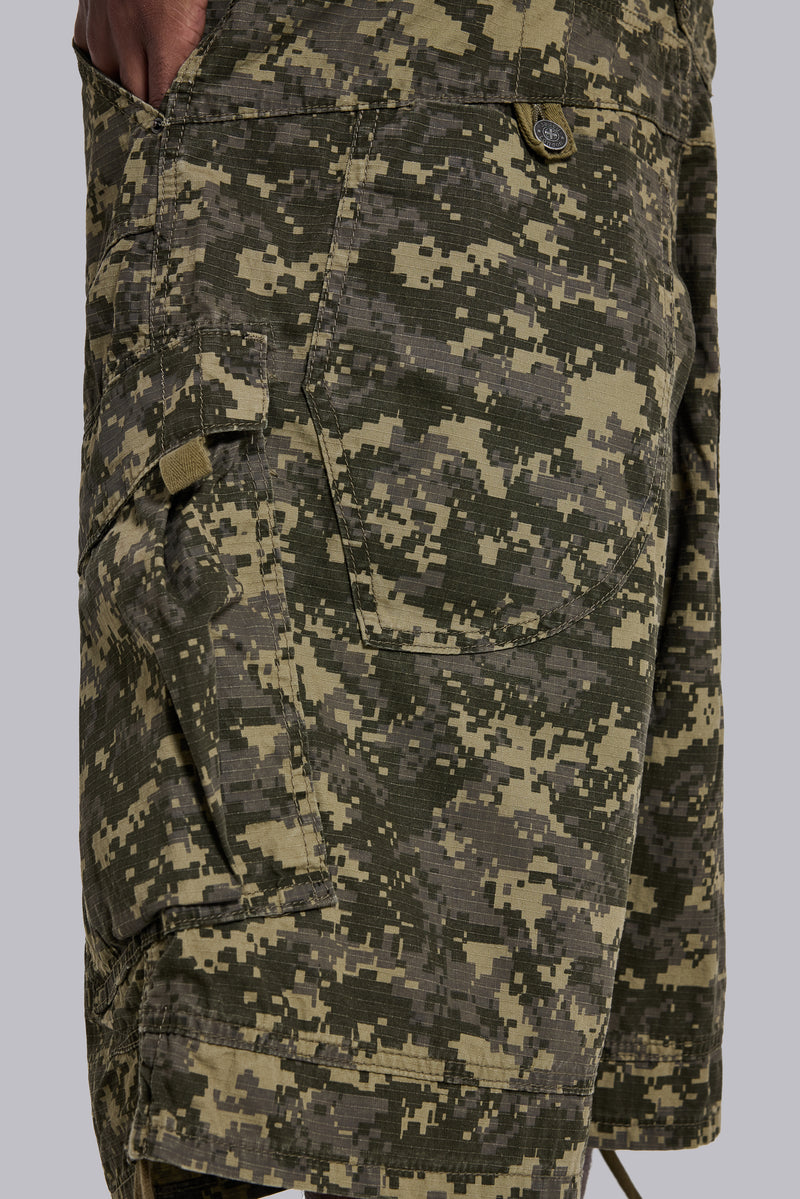 Digi Camo Cadet Shorts | Jaded London | Clothing