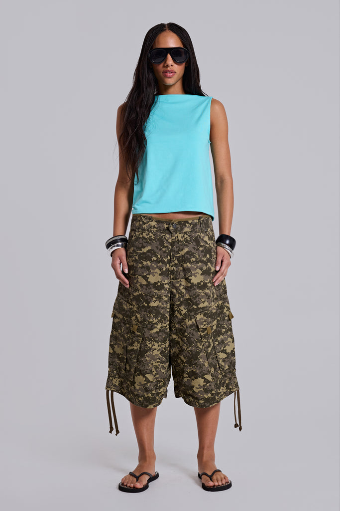 Digi Camo Cadet Shorts | Jaded London | Clothing
