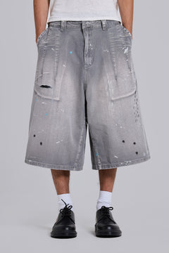 Splatter XL Goliath Shorts - W26 / Blue