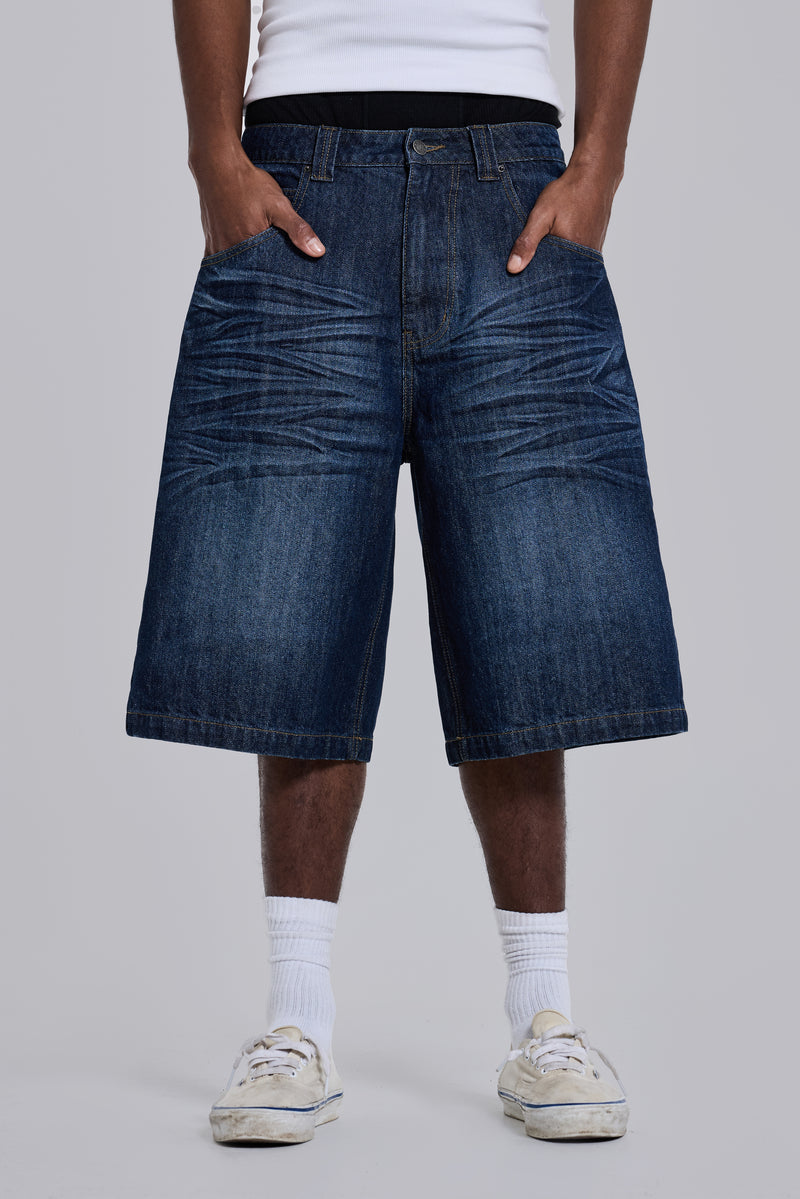 Union Jack Indigo Colossus Jorts