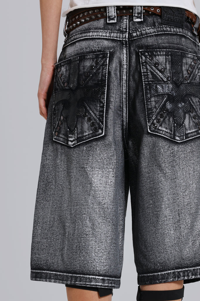 Rock Revival Silver Dust Shorts | Jaded London | Clothing
