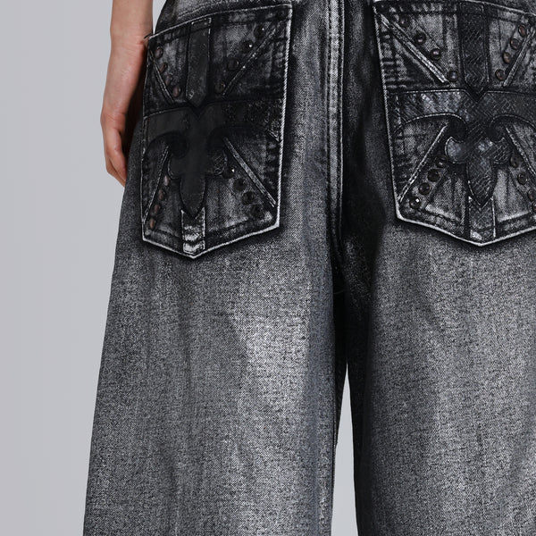 Rock Revival Silver Dust Shorts | Jaded London | Clothing