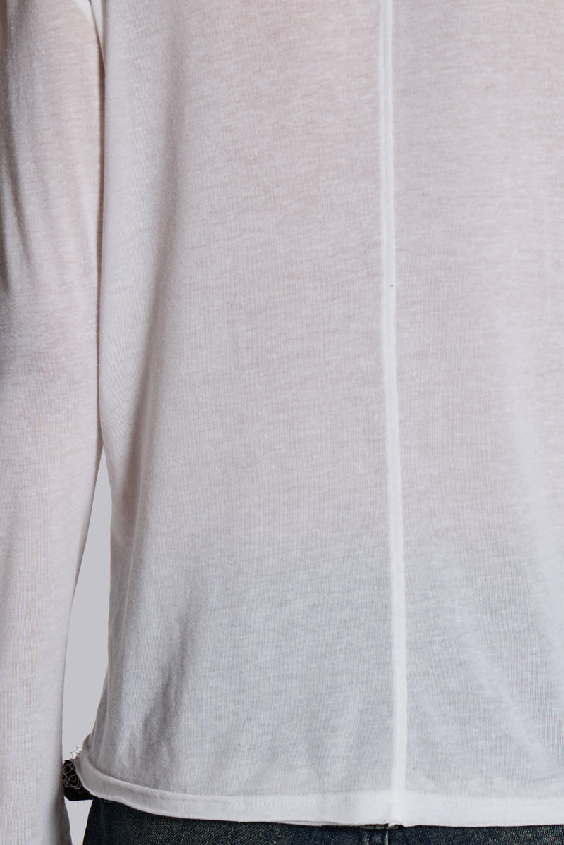 White Mist Long Sleeve Top
