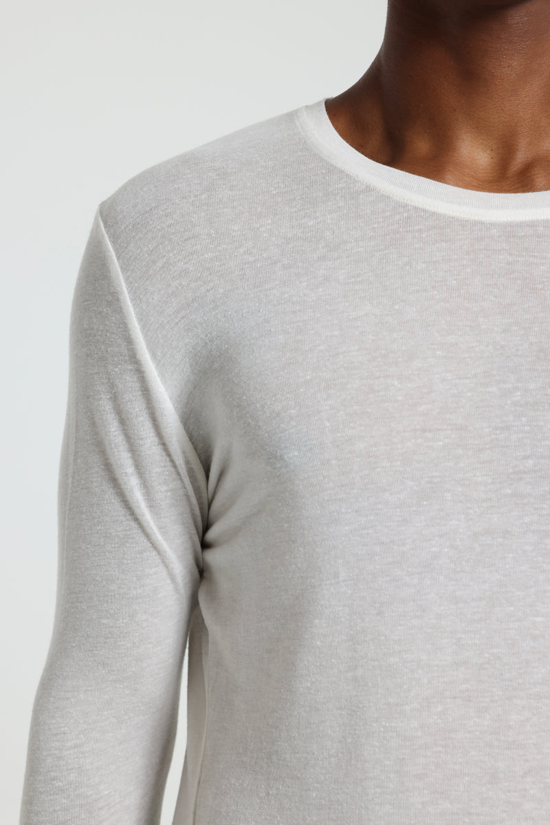 White Mist Long Sleeve Top