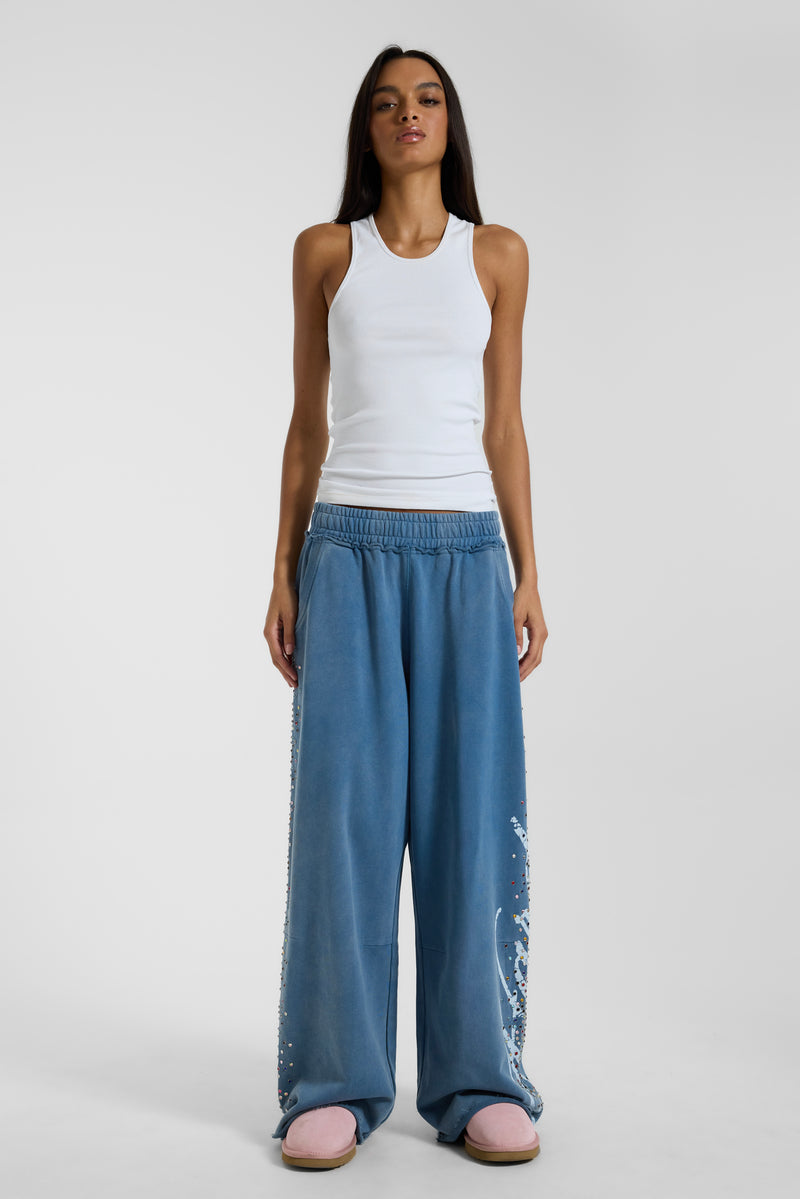 White Rib Longline Vest