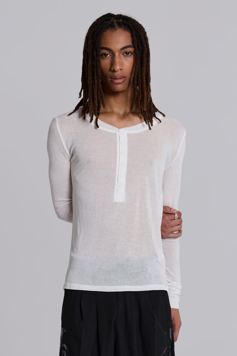 White Haze Long Sleeve Top