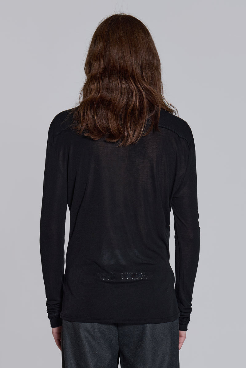 Black Haze Henley Top