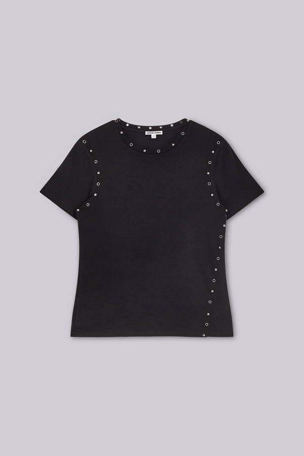 Studded Black Mist Tee