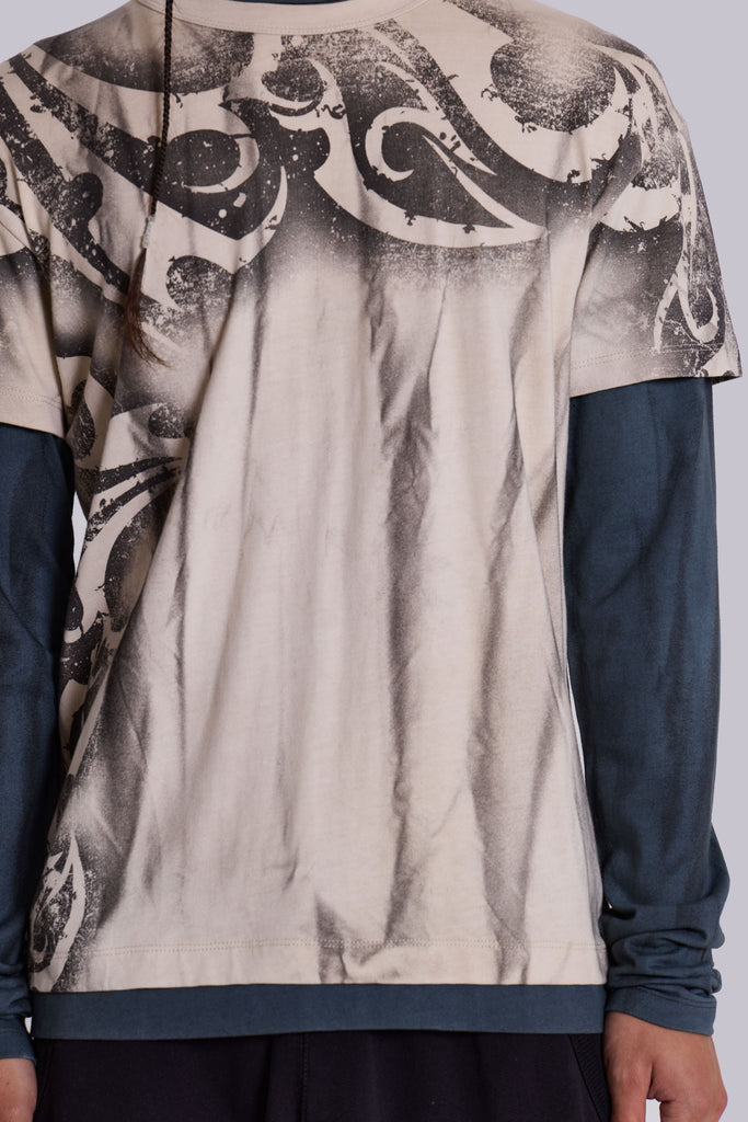 Waves Double Layer Long-sleeve Top