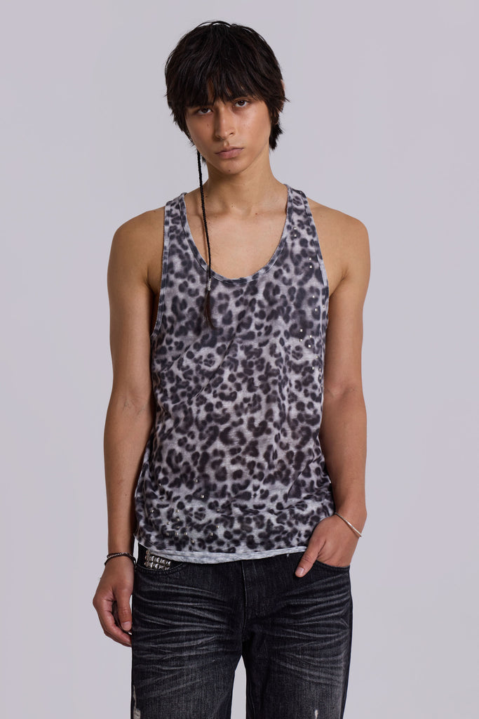 Airbrush Leopard Vest