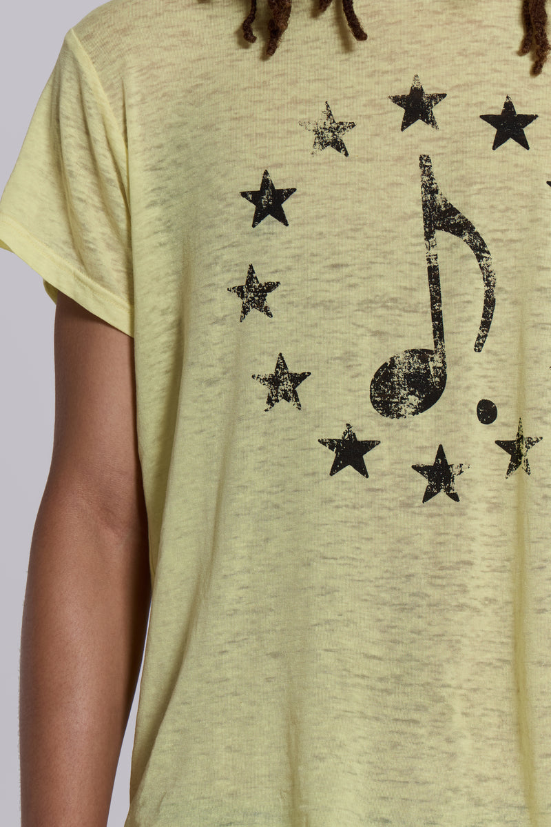 Music Yellow T-Shirt