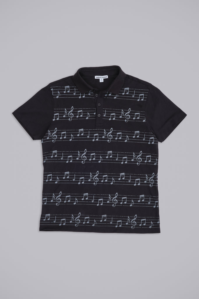 Black Riff Polo Shirt