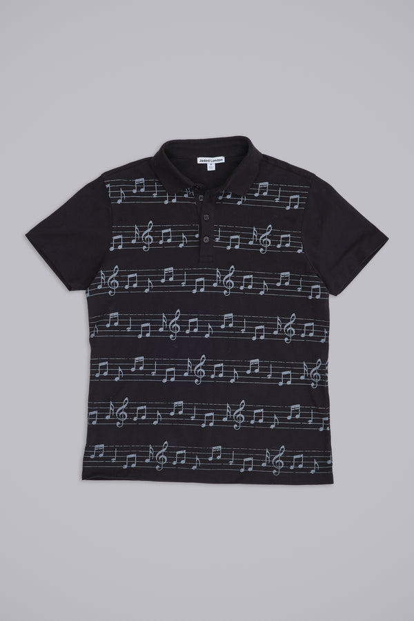 Black Riff Polo Shirt