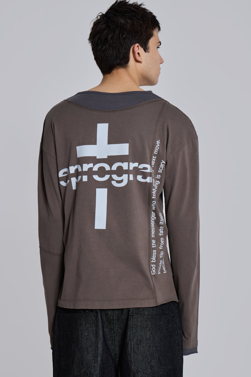 Noise Double Layer Long Sleeve Top | Jaded London | Clothing