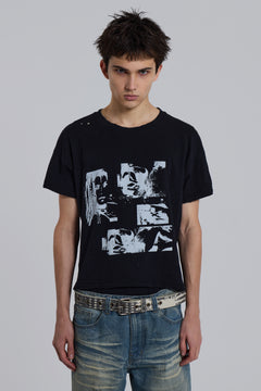 Gun Girl Cropped T-Shirt - XS / Black