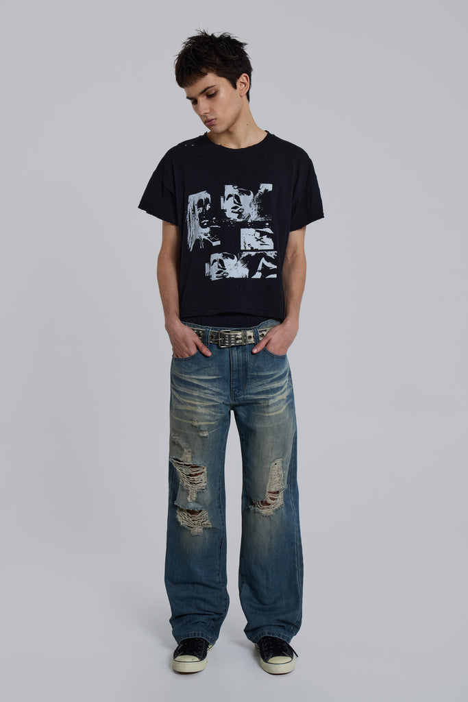 Gun Girl Cropped T-Shirt