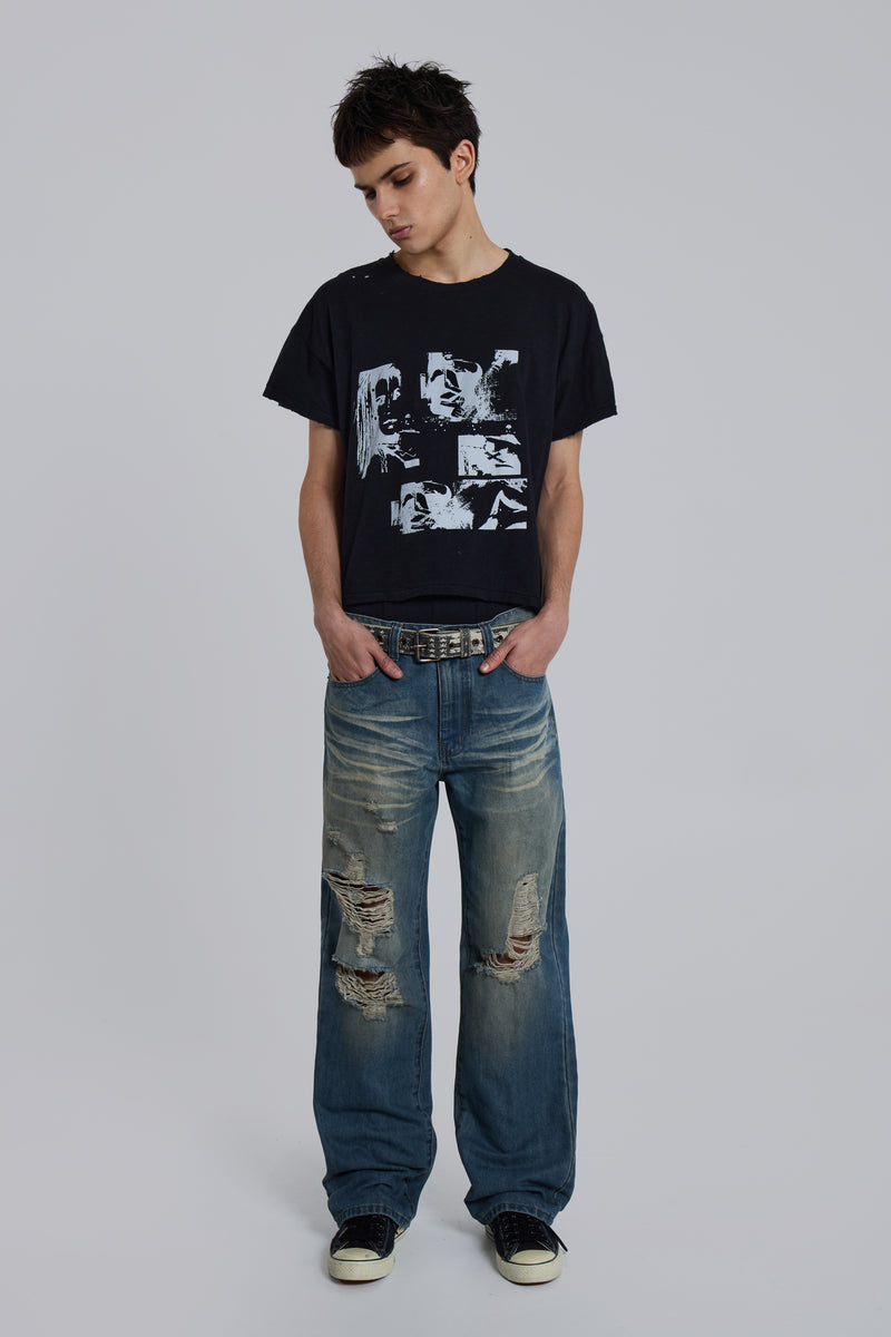 Gun Girl Cropped T-Shirt