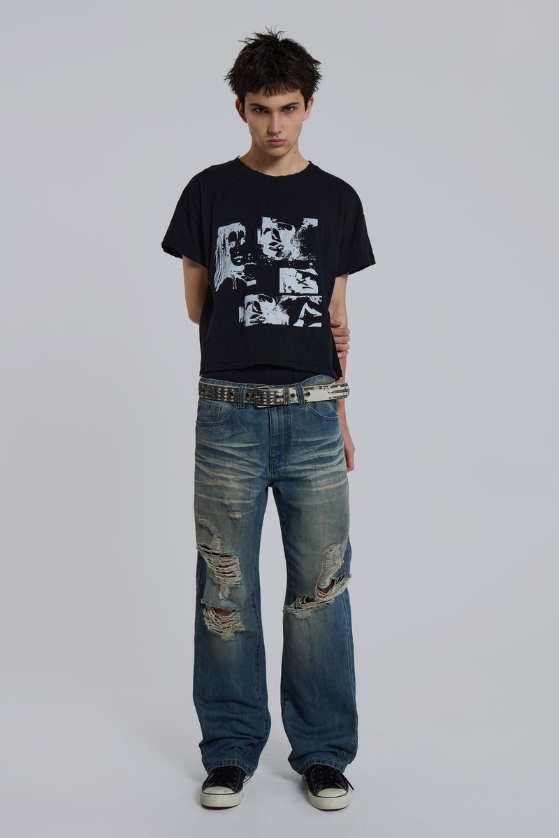 Gun Girl Cropped T-Shirt