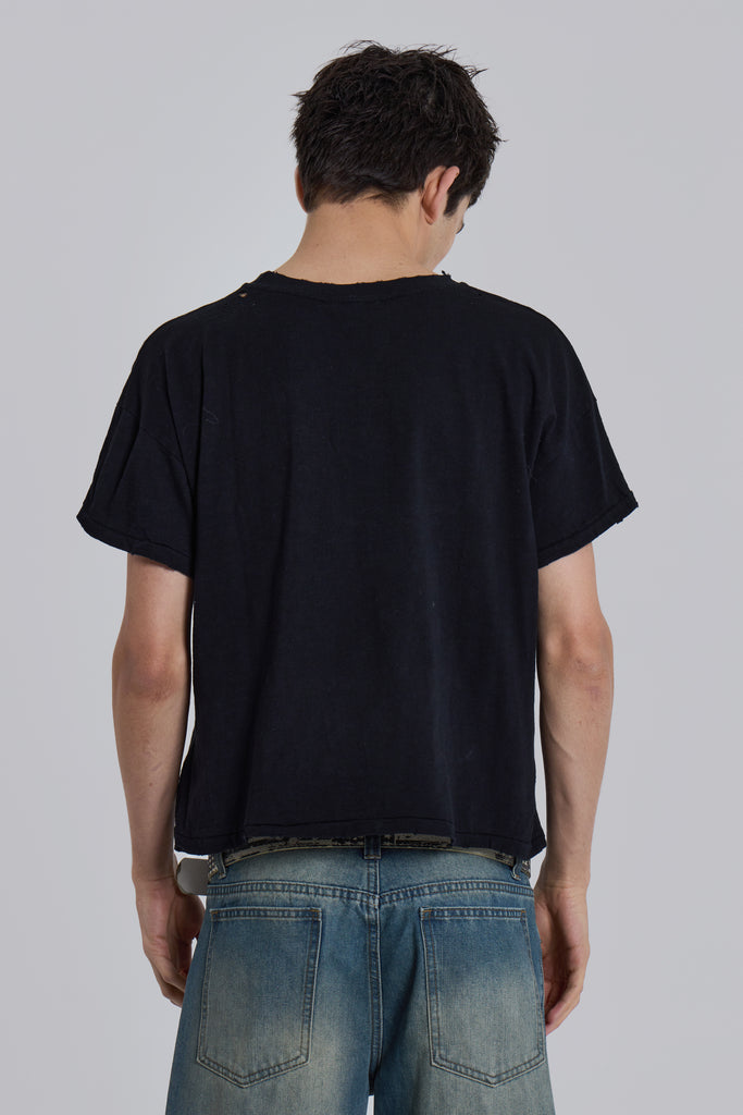 Cropped Gun Gun Girl Cropped T-Shirt | Jaded London | Clothing