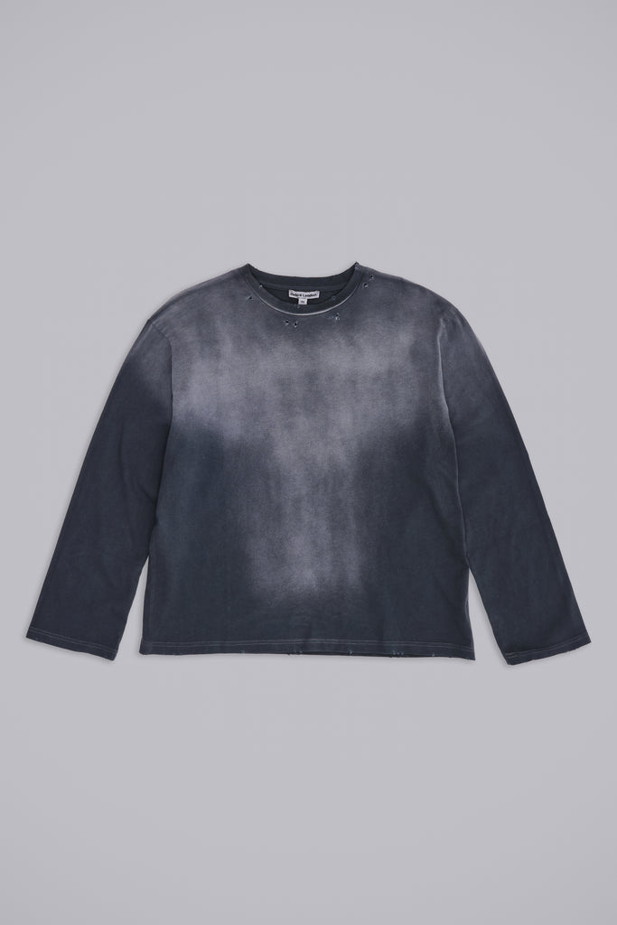 Opaque Navy LS Top
